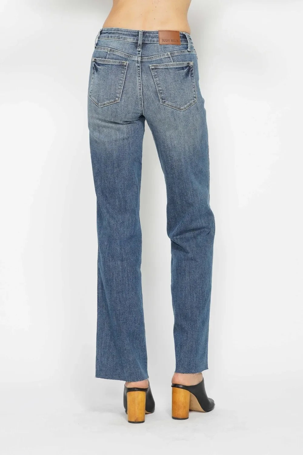 Tummy Control Straight Jeans Slimming Fit - Southern Shores Clothing