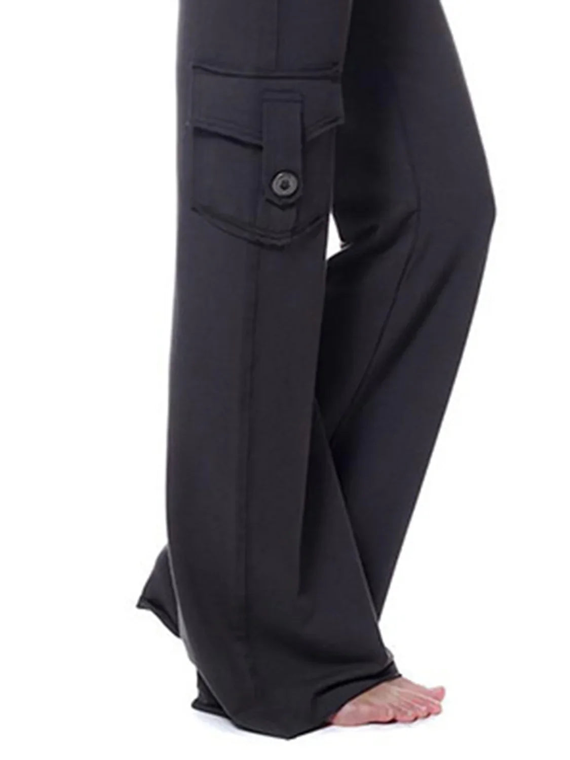 Mid Waist Drawstring Pants With Pockets For Everyday Wear - Southern Shores Clothing