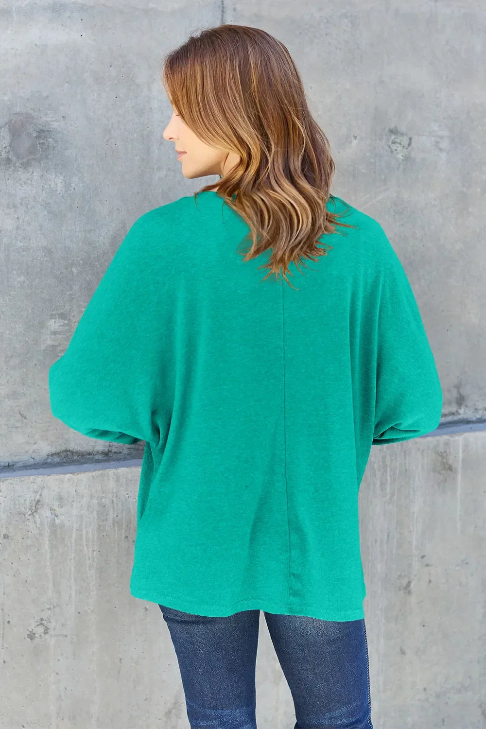 Basic Round Neck Long Sleeve T Shirt Top - Southern Shores Clothing