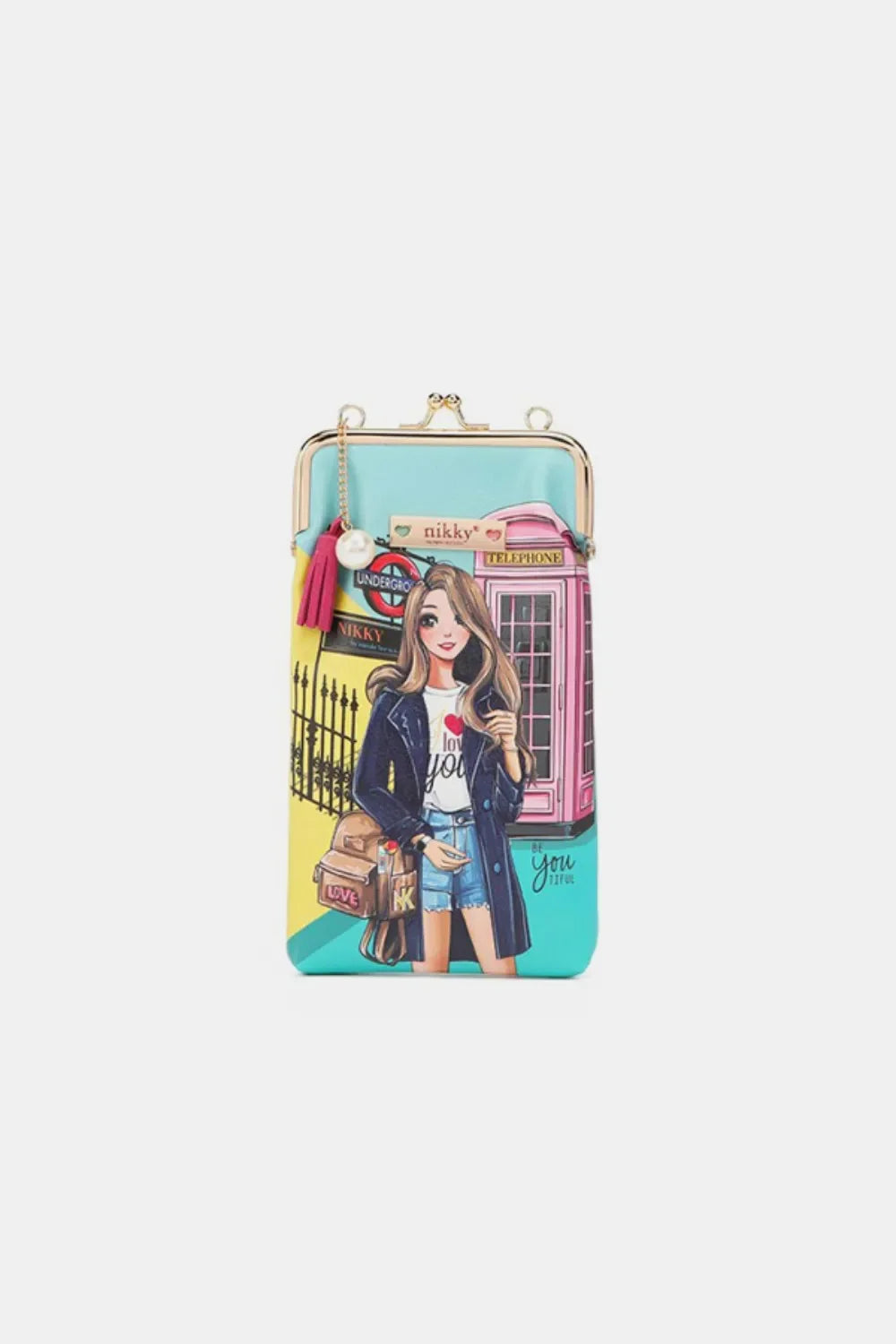 Kiss Lock Phone And Sunglasses Purse Case - Southern Shores Clothing