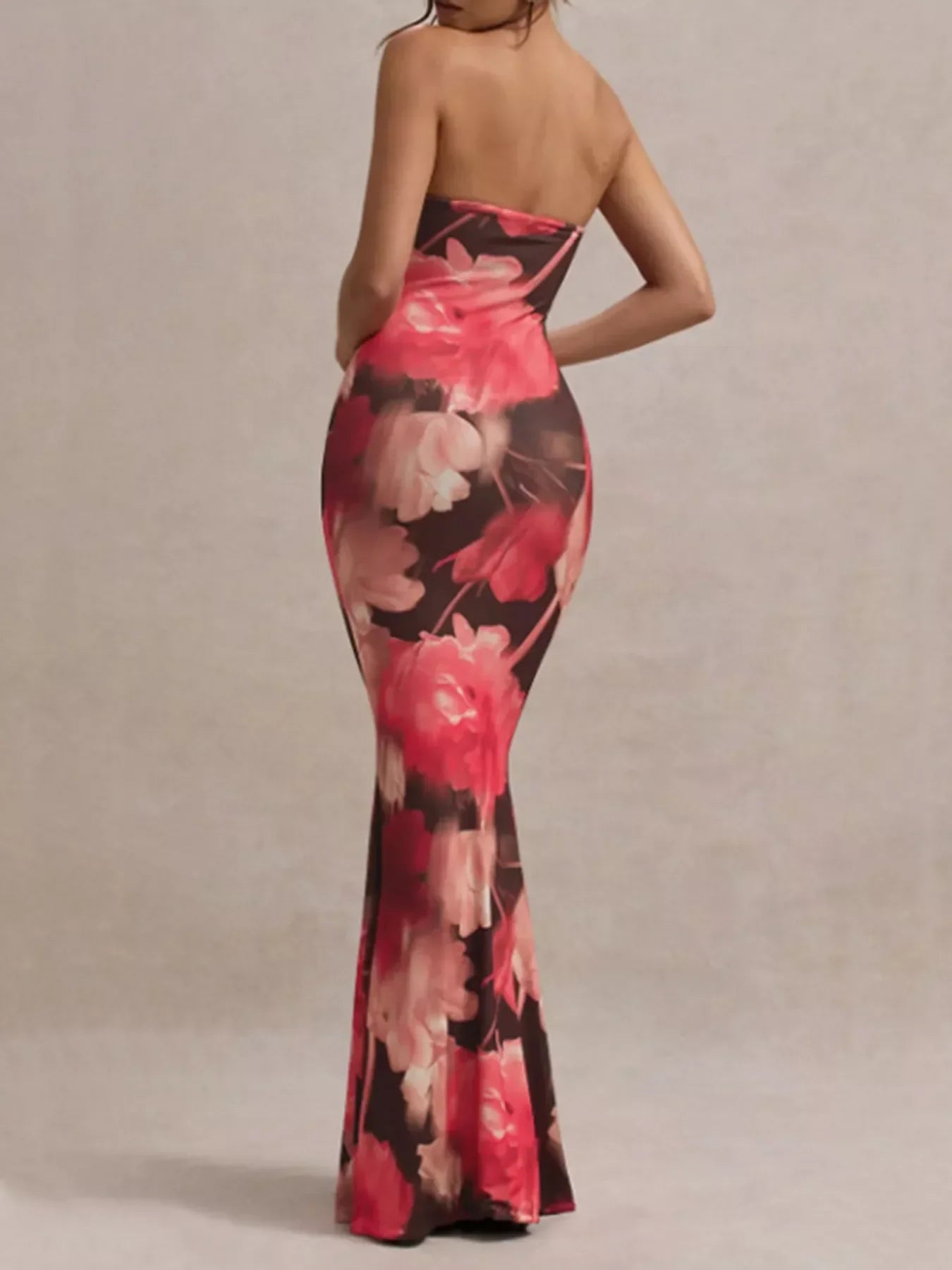 Tube Bodycon Maxi Dress With Split Silhouette - Southern Shores Clothing
