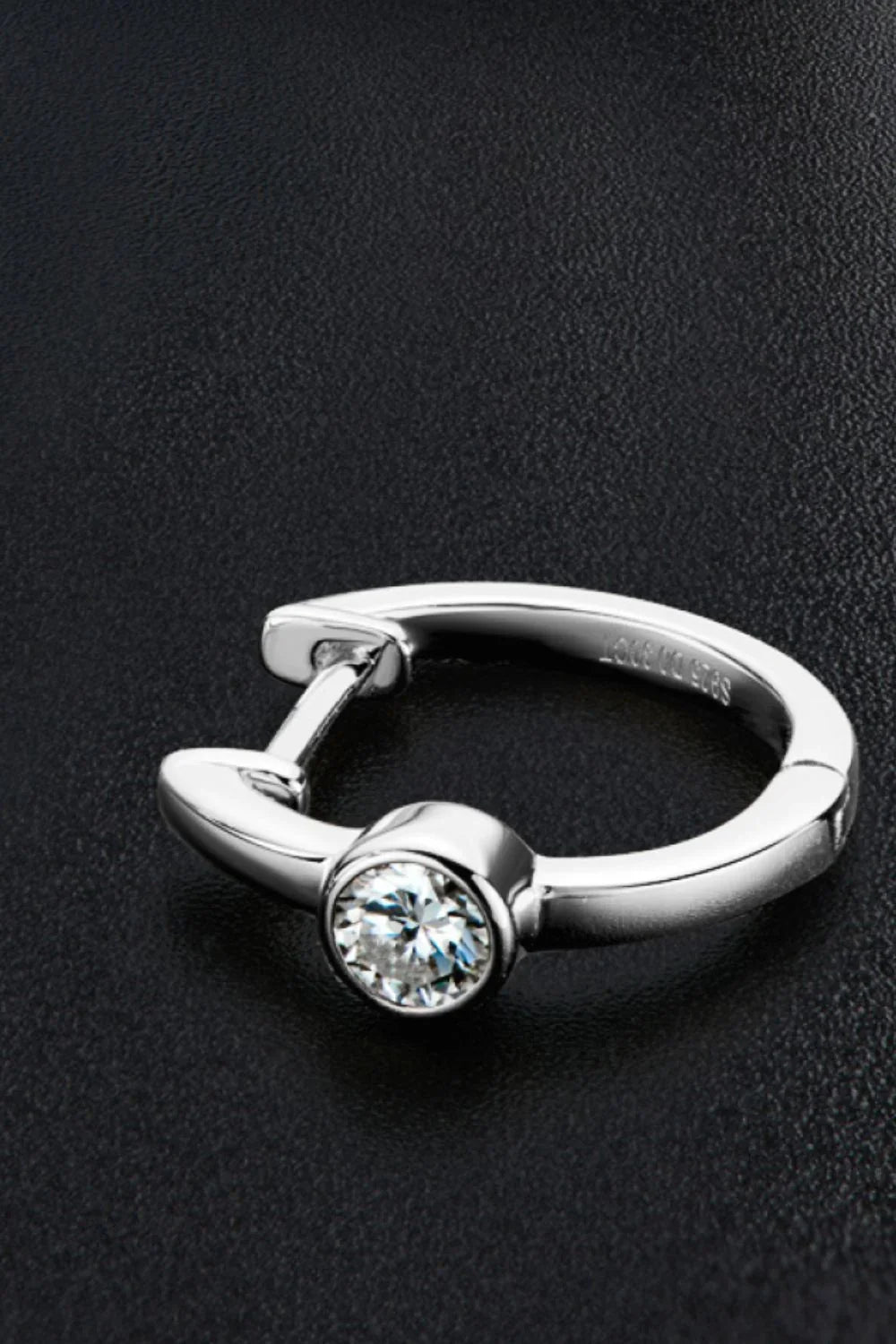 Minimalist 18K Moissanite Gold-Plated Huggie Earrings - Southern Shores Clothing