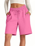 Pocketed Shorts In Rayon Spandex Fabric For Everyday Wear - Southern Shores Clothing
