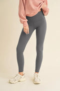 Fleece Lined High Waisted Leggings For Cold Mornings - Southern Shores Clothing