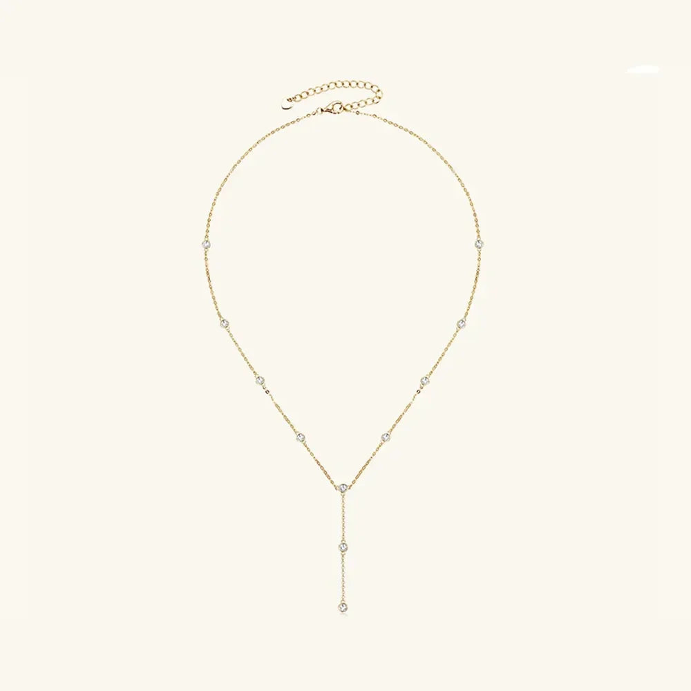 1.1 Carat D Color VVS1 Moissanite Sterling Silver Necklace - Southern Shores Clothing