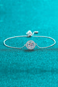 1 Carat Moissanite Sterling Silver Bracelet - Southern Shores Clothing