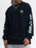 Stretch Cotton Round Neck Long Sleeve T Shirt - Southern Shores Clothing
