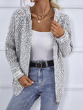 Drizzle Zip Up Hooded Sweater With Stretchy Fabric - Southern Shores Clothing