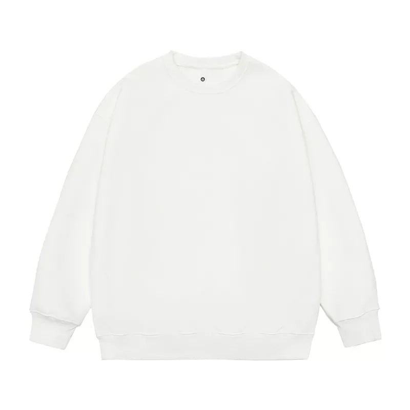 Oversized Plus Size Cotton Spandex Round Neck Sweatshirt - Southern Shores Clothing