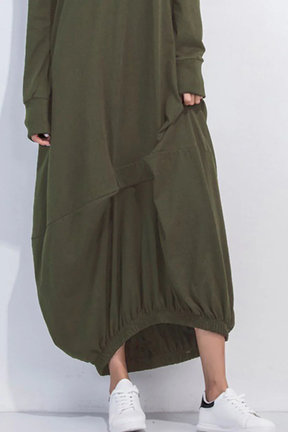 Casual Coastal Long Sleeve Maxi Sweatshirt Dress - Southern Shores Clothing