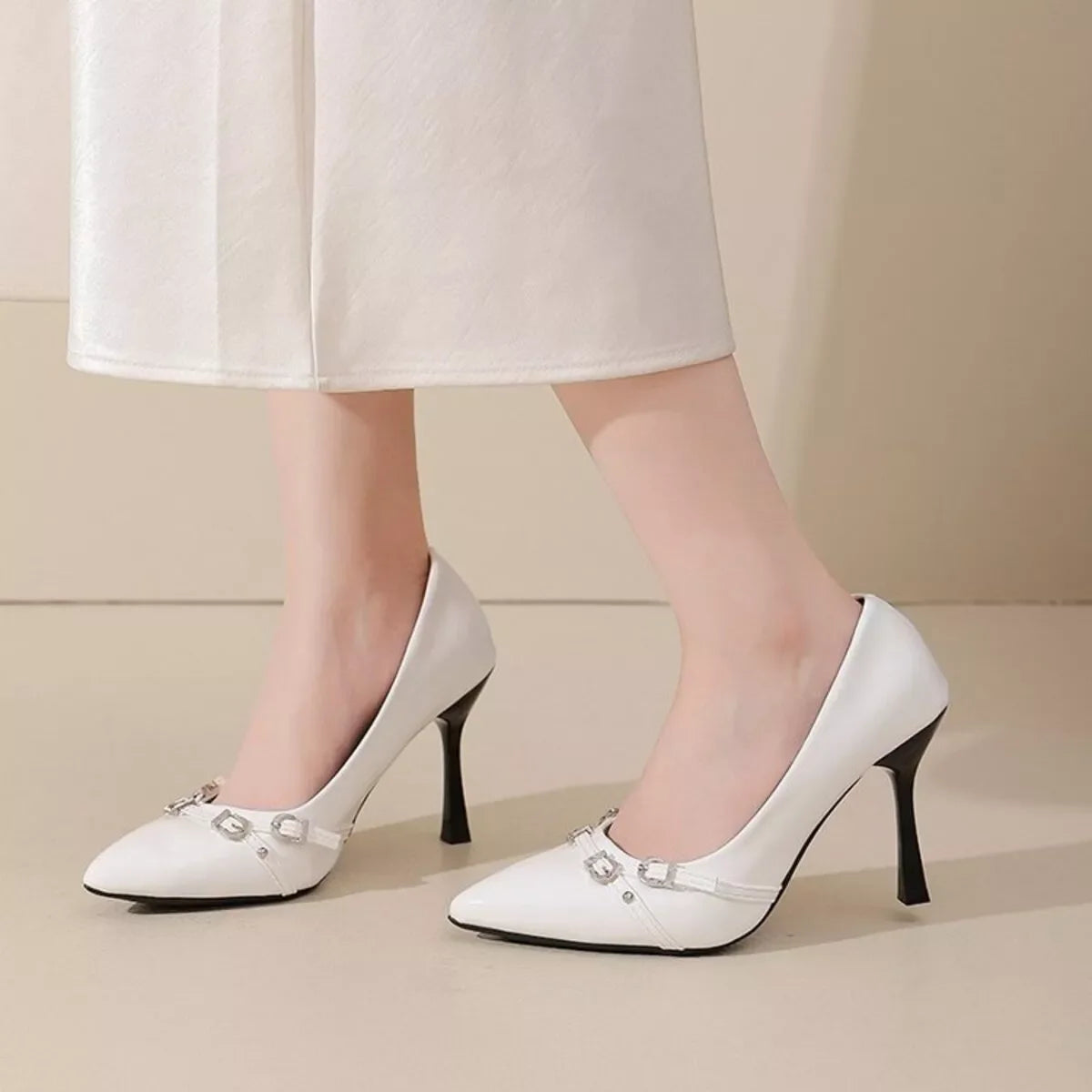 Elegant Point Toe High Heel Pumps For Formal Wear - Southern Shores Clothing