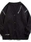 Plus Size Ribbed Trim V-Neck Cardigan Sweater - Southern Shores Clothing