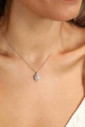Sterling Silver 1 Carat Moissanite Pendant Necklace - Southern Shores Clothing