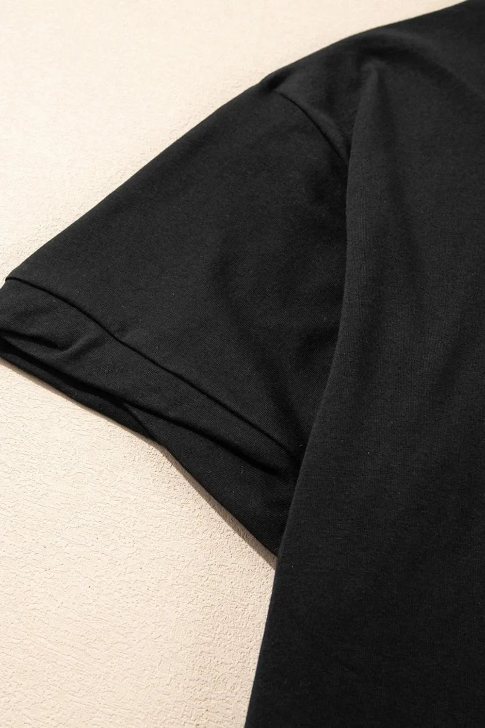 Slightly Stretchy Loose Half Sleeve Hi Low Hem Tee - Southern Shores Clothing