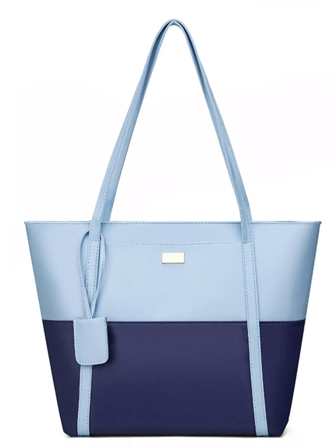 Two-Tone Tote Bag Shopping Carryall Casual Daily - Southern Shores Clothing