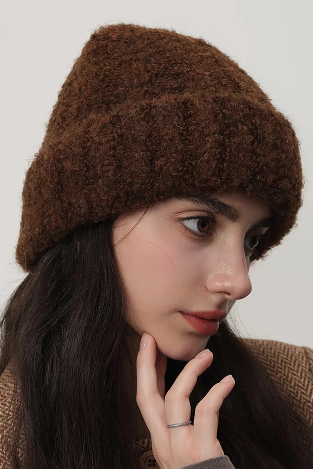 Thermal Knit Hat One Size Winter Headwear