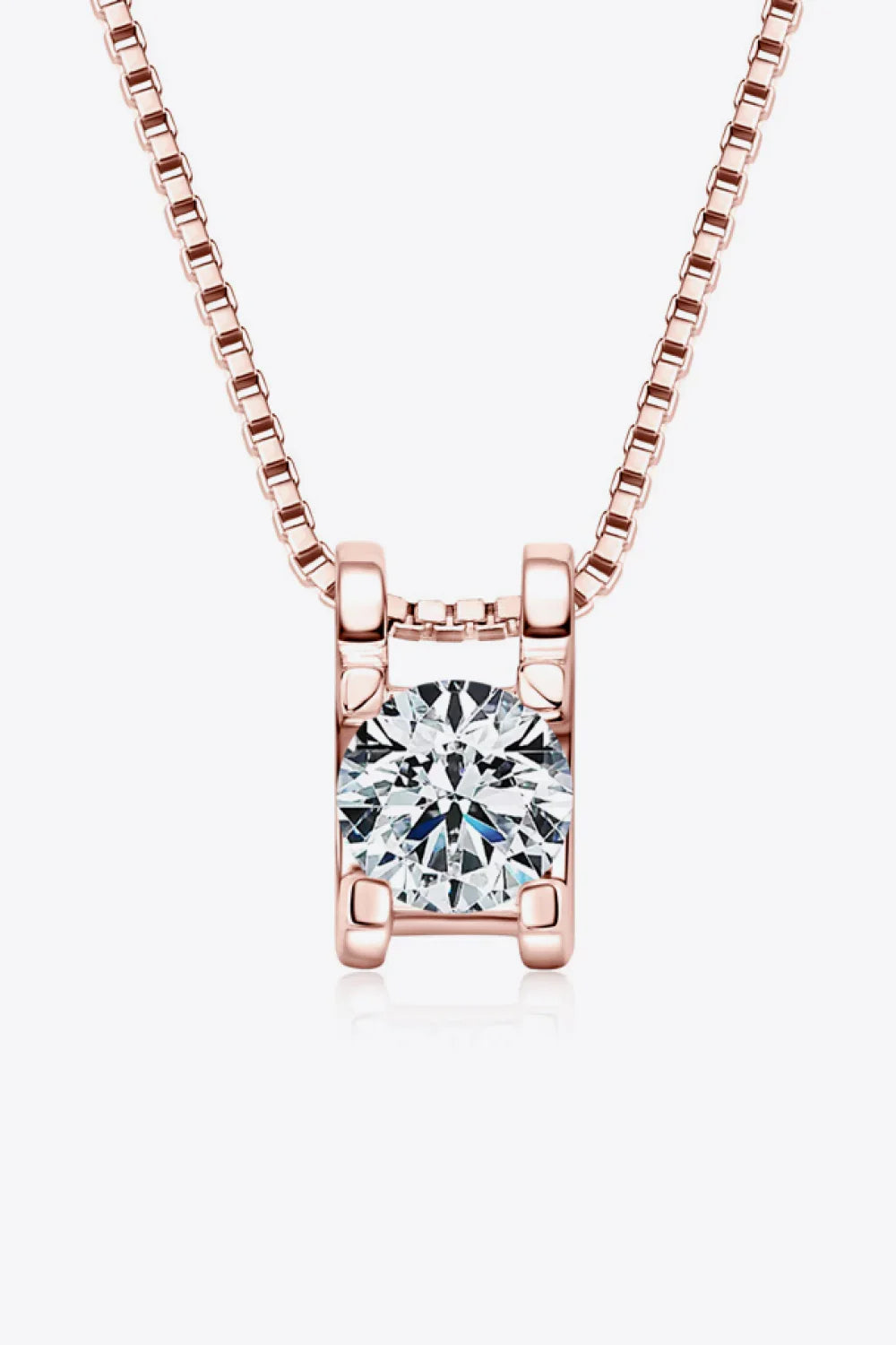 Moissanite Sterling Silver Necklace Coastal Sparkle - Southern Shores Clothing