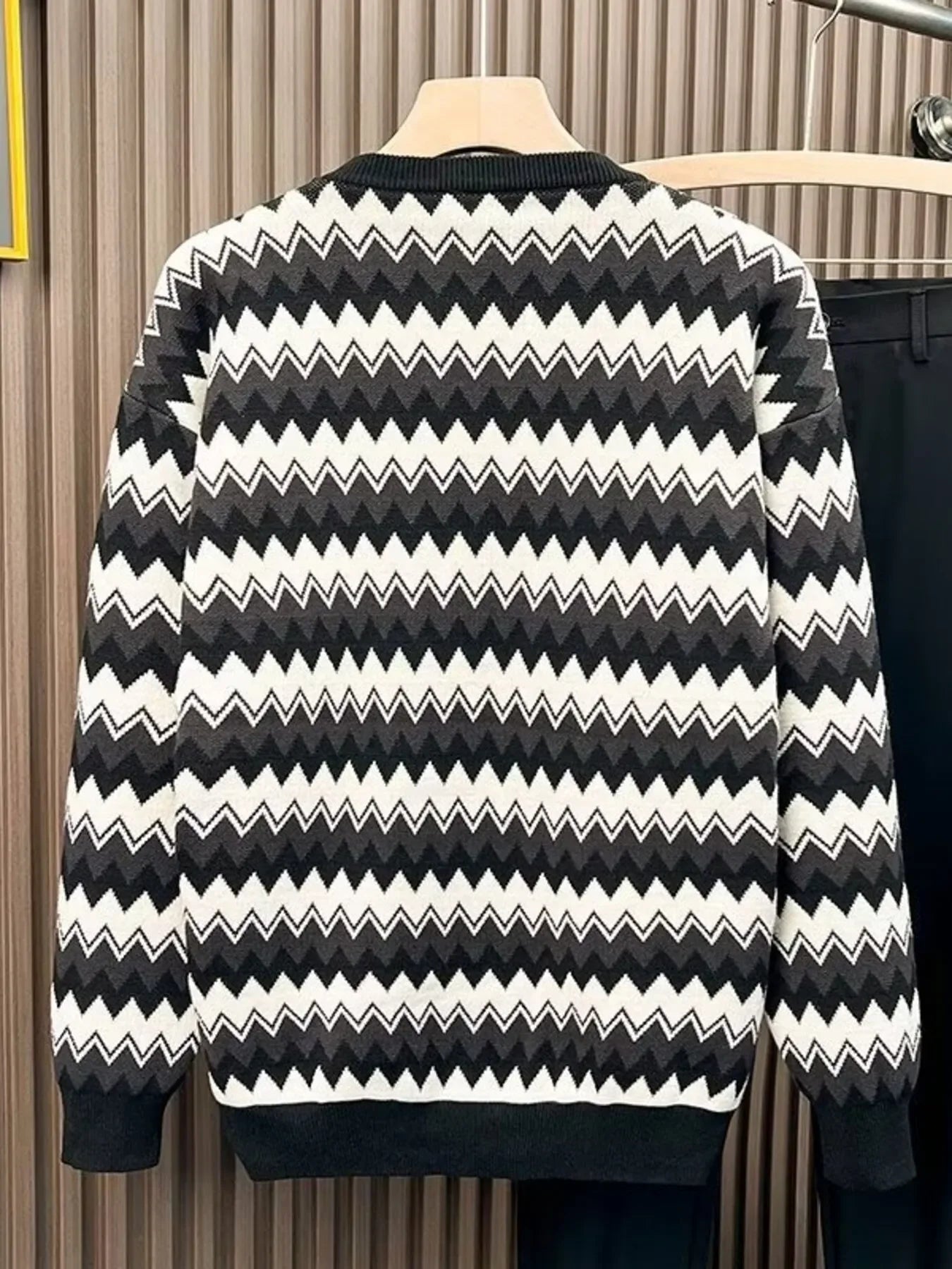 Plus Size Striped Round Neck Sweater Cozy - Southern Shores Clothing