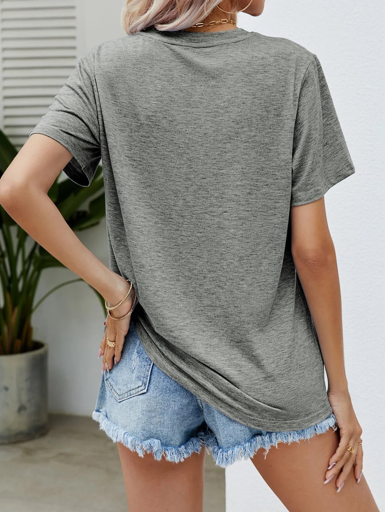 US Flag Flower Graphic Tee With Subtle Stretch - Southern Shores Clothing