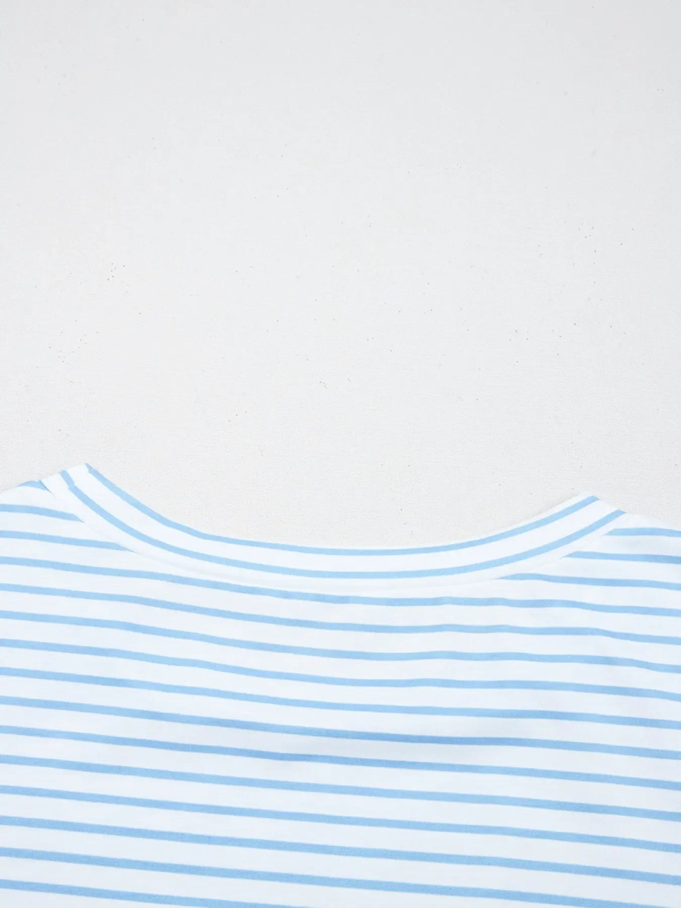 Striped Floral Sleeve Stretch Polyester Blouse Casual Wear - Southern Shores Clothing