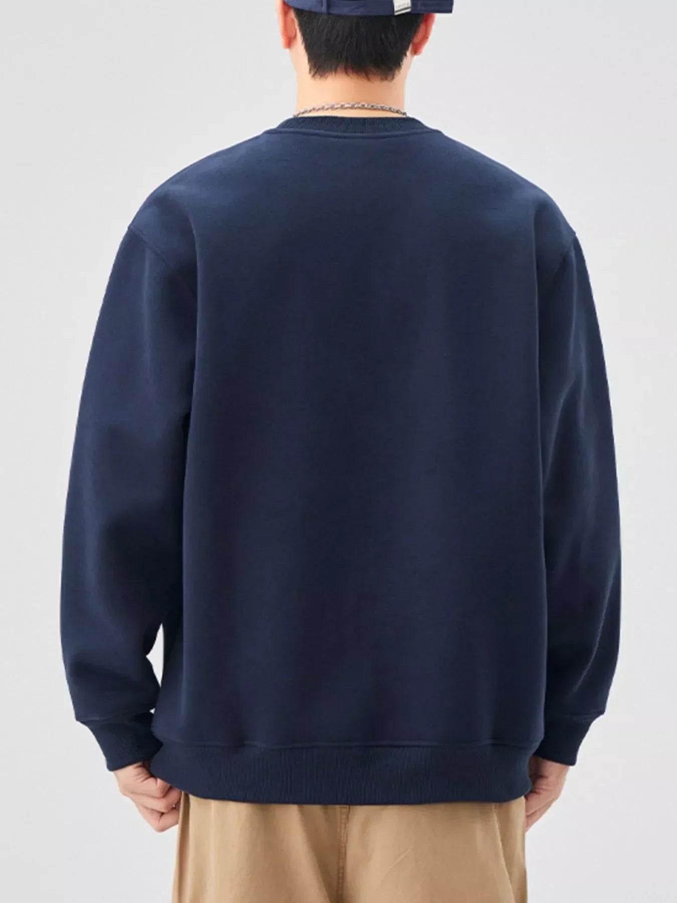 Plus Size Graphic Crew Neck Sweatshirt Coastal Style