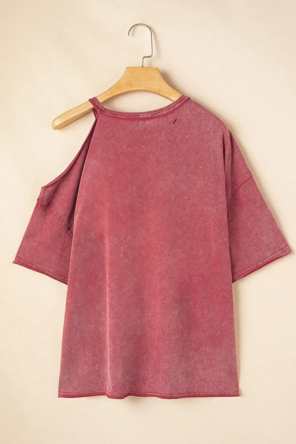 One Shoulder Oversized Tunic T Shirt Cotton - Southern Shores Clothing