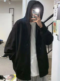 Plus Size Zip-Up Hoodie With Drawstring Pockets - Southern Shores Clothing
