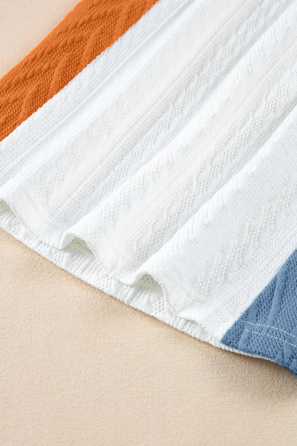 Textured Block T Shirt With Stretch Fabric - Southern Shores Clothing