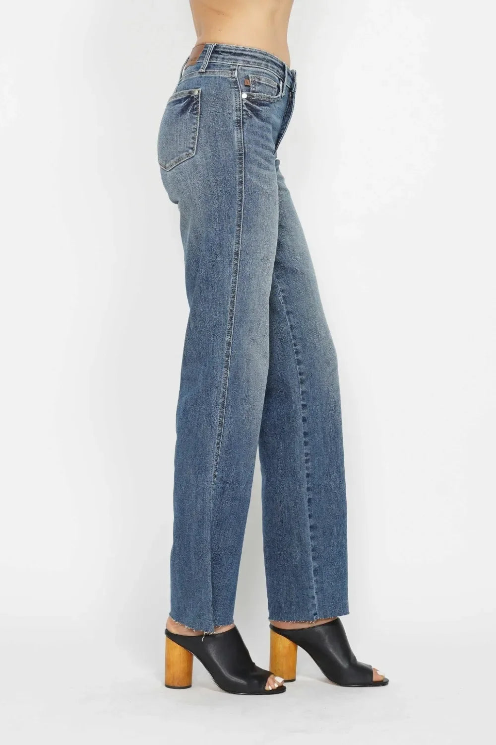 Tummy Control Straight Jeans Slimming Fit - Southern Shores Clothing