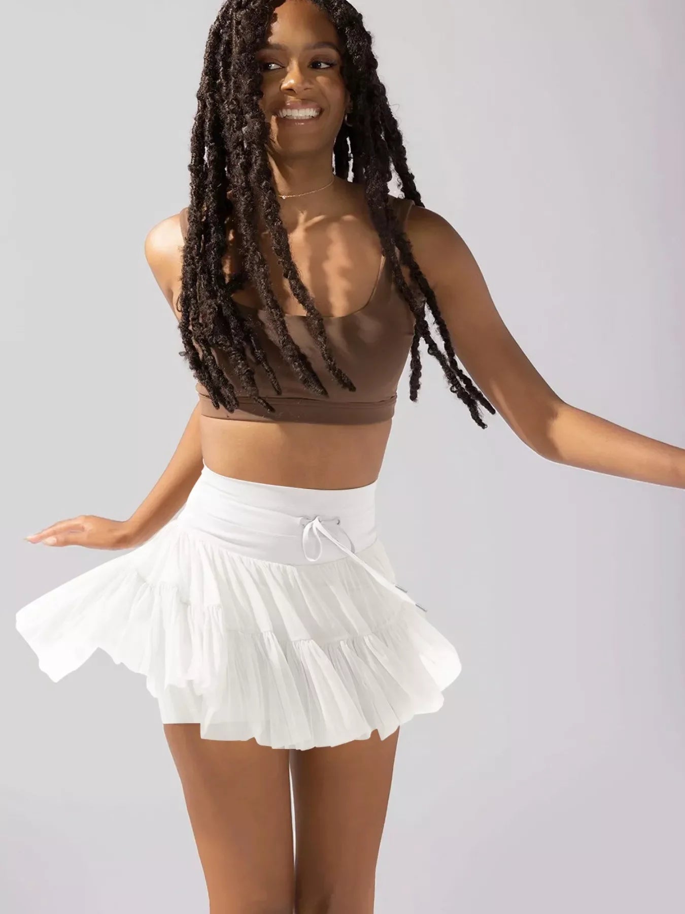 Lowcountry Style High Waist Skort With Pockets - Southern Shores Clothing
