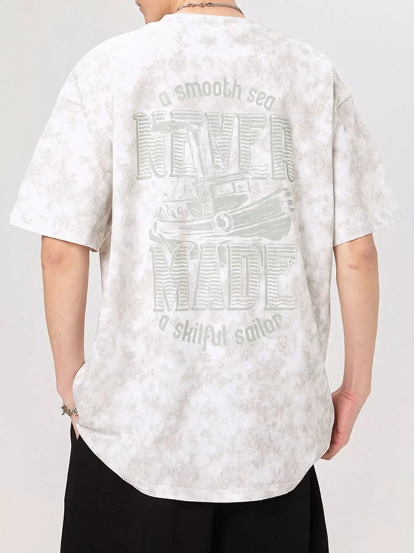 Plus Size Oversized Round Neck T Shirt, Relaxed Fit - Southern Shores Clothing