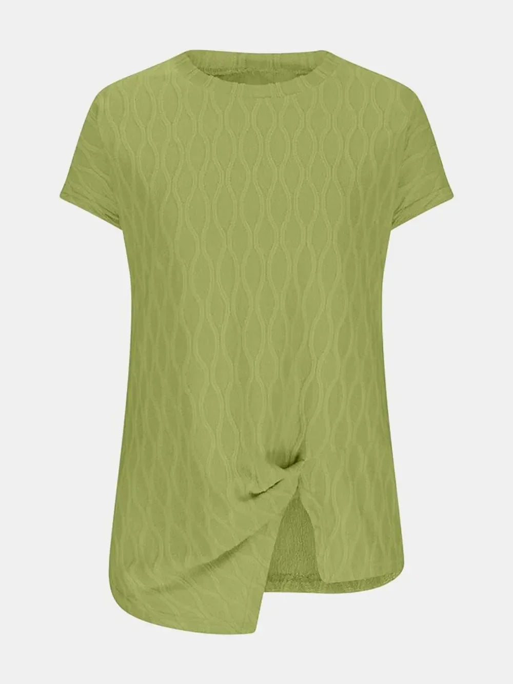 Full Size Round Neck Short Sleeve T-Shirt - Southern Shores Clothing