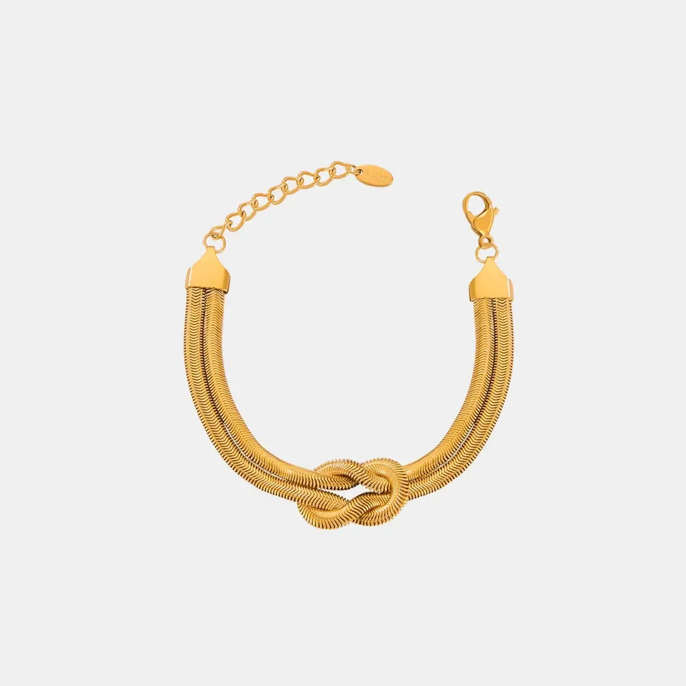 Titanium Steel Knot Bracelet Coastal Style - Southern Shores Clothing