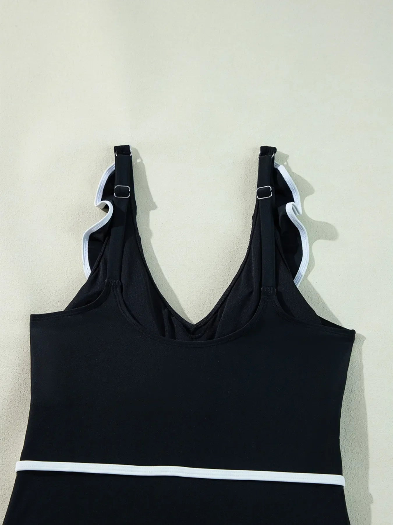 Ruffle Trim V-Neck One-Piece Swimsuit Coastal - Southern Shores Clothing