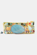 Natural Stone Beaded Triple Layer Jade Bracelet - Southern Shores Clothing