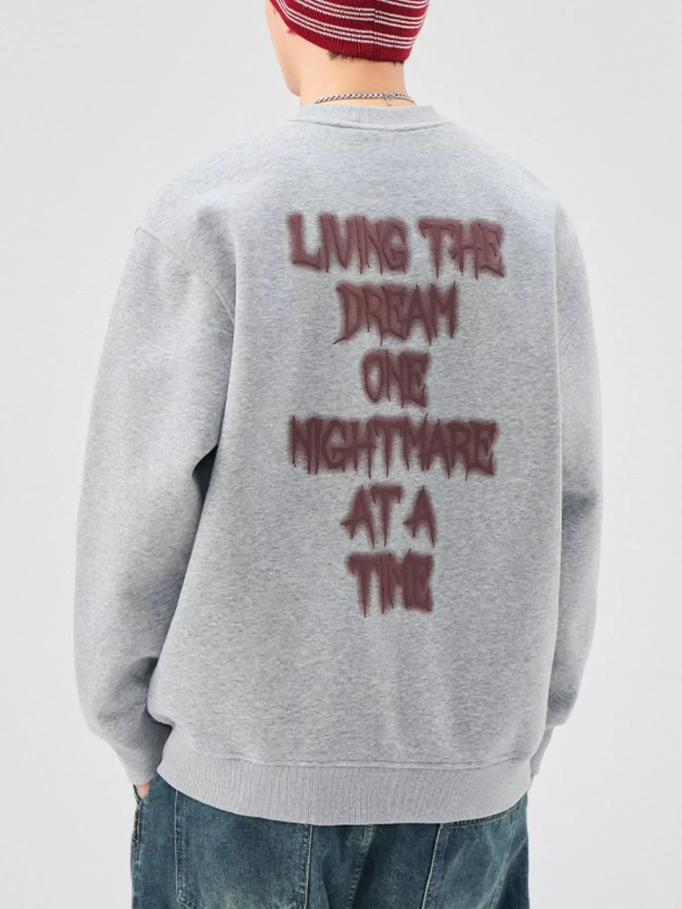 Plus Size Dropped Shoulder Crew Neck Sweatshirt - Southern Shores Clothing