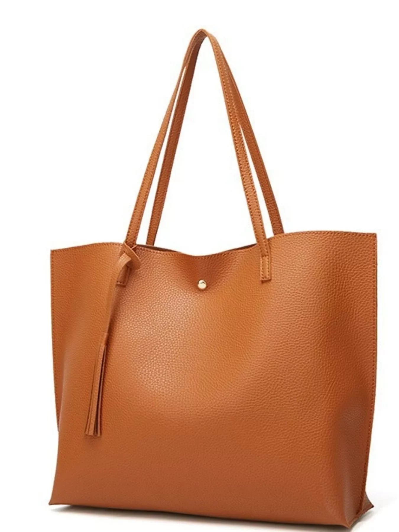 Tote Bag With Tassel And Interior Pockets - Southern Shores Clothing