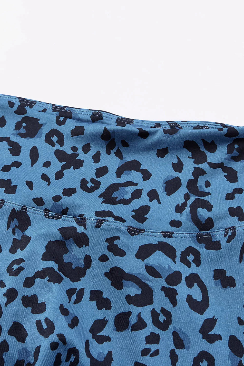 Leopard Print Wide Waistband Leggings Beach Inspired - Southern Shores Clothing