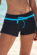 Stretch Drawstring Swim Shorts For Coastal Wear - Southern Shores Clothing