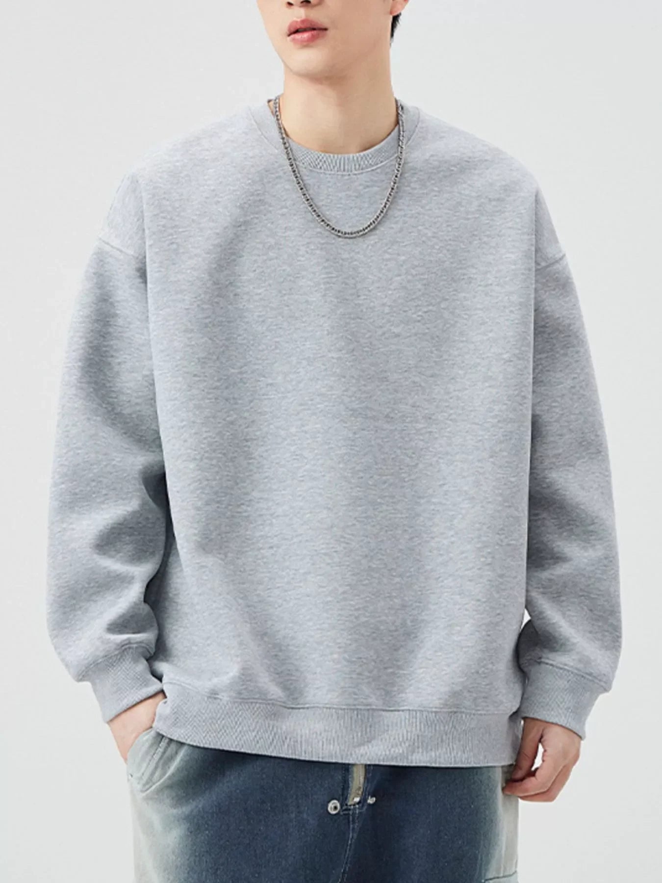 Plus Size Oversized Crew Neck Sweatshirt - Southern Shores Clothing