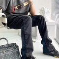 Washed Denim Bootcut Jeans Relaxed Fit Classic - Southern Shores Clothing
