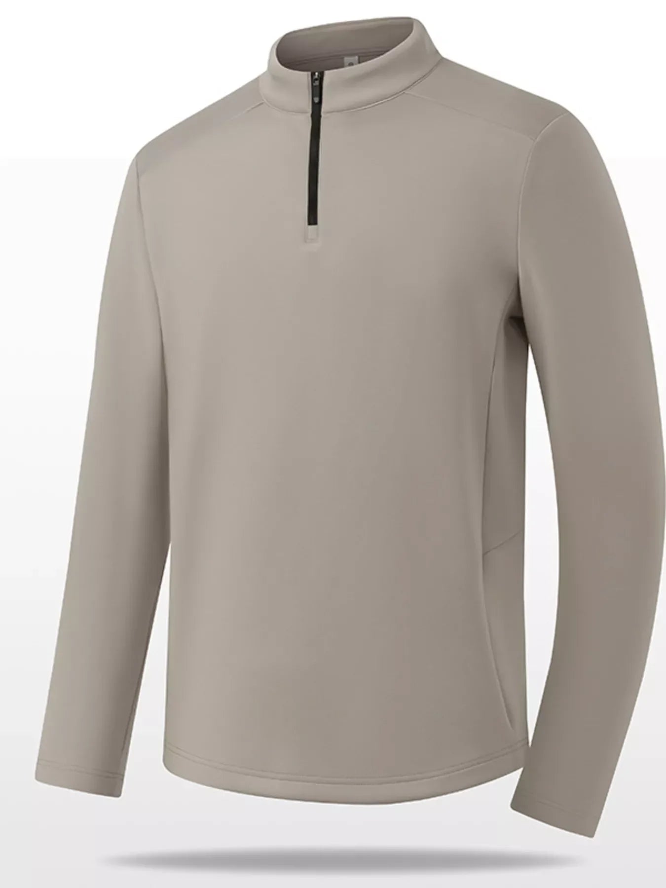 Plus Size Quarter Zip Sweatshirt With Stretch Material - Southern Shores Clothing