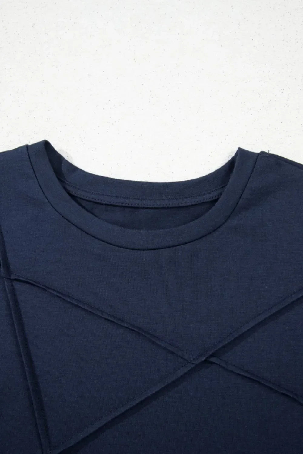 Solid Round Neck T Shirt With Moderate Stretch - Southern Shores Clothing