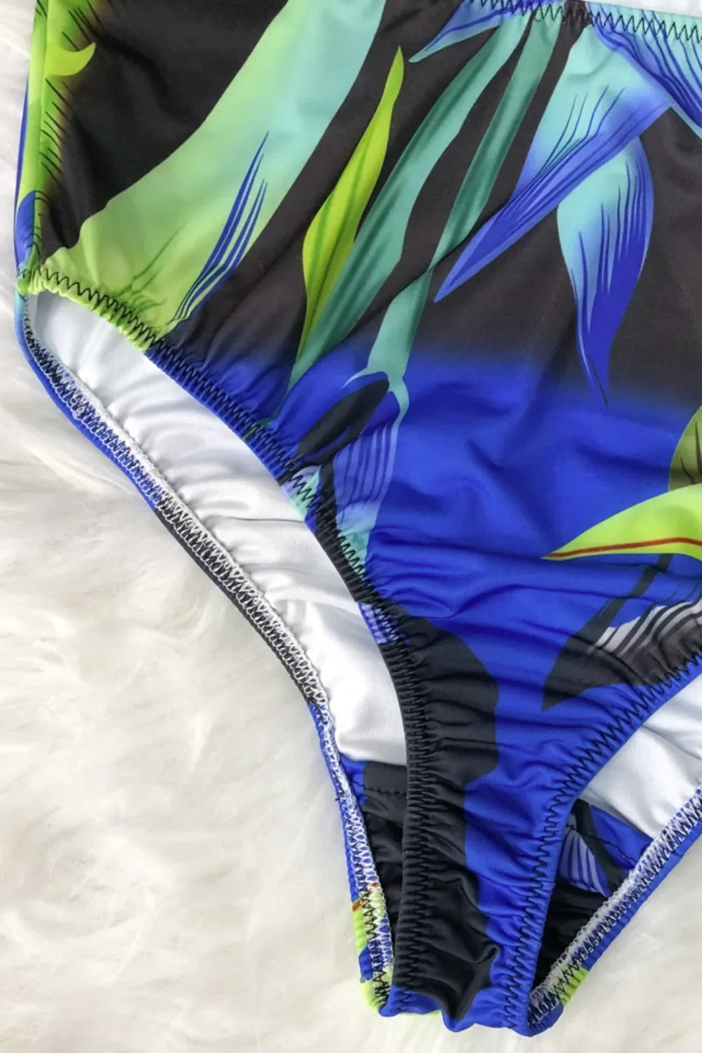 Roman Printed Halter Neck One-Piece Swimsuit - Southern Shores Clothing