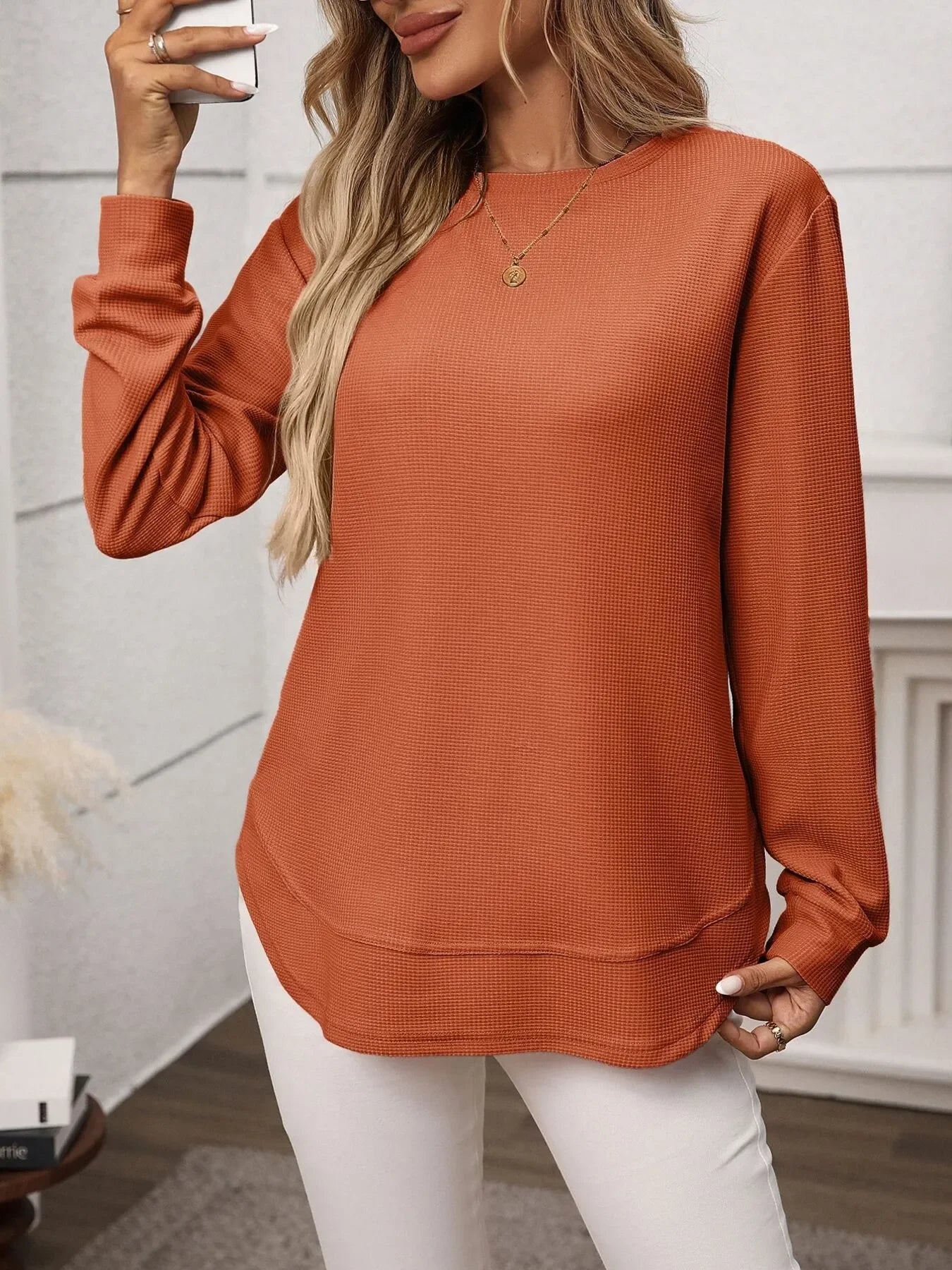 Long Sleeve Round Neck T-Shirt - Southern Shores Clothing