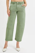 High Rise Tummy Control Crop Jeans Plus Size Denim - Southern Shores Clothing