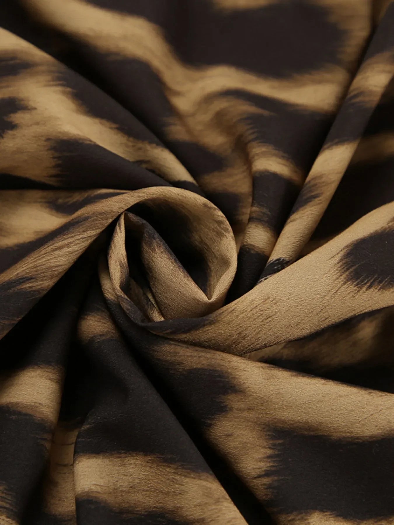Leopard Print High Waist Flare Maxi Skirt - Southern Shores Clothing