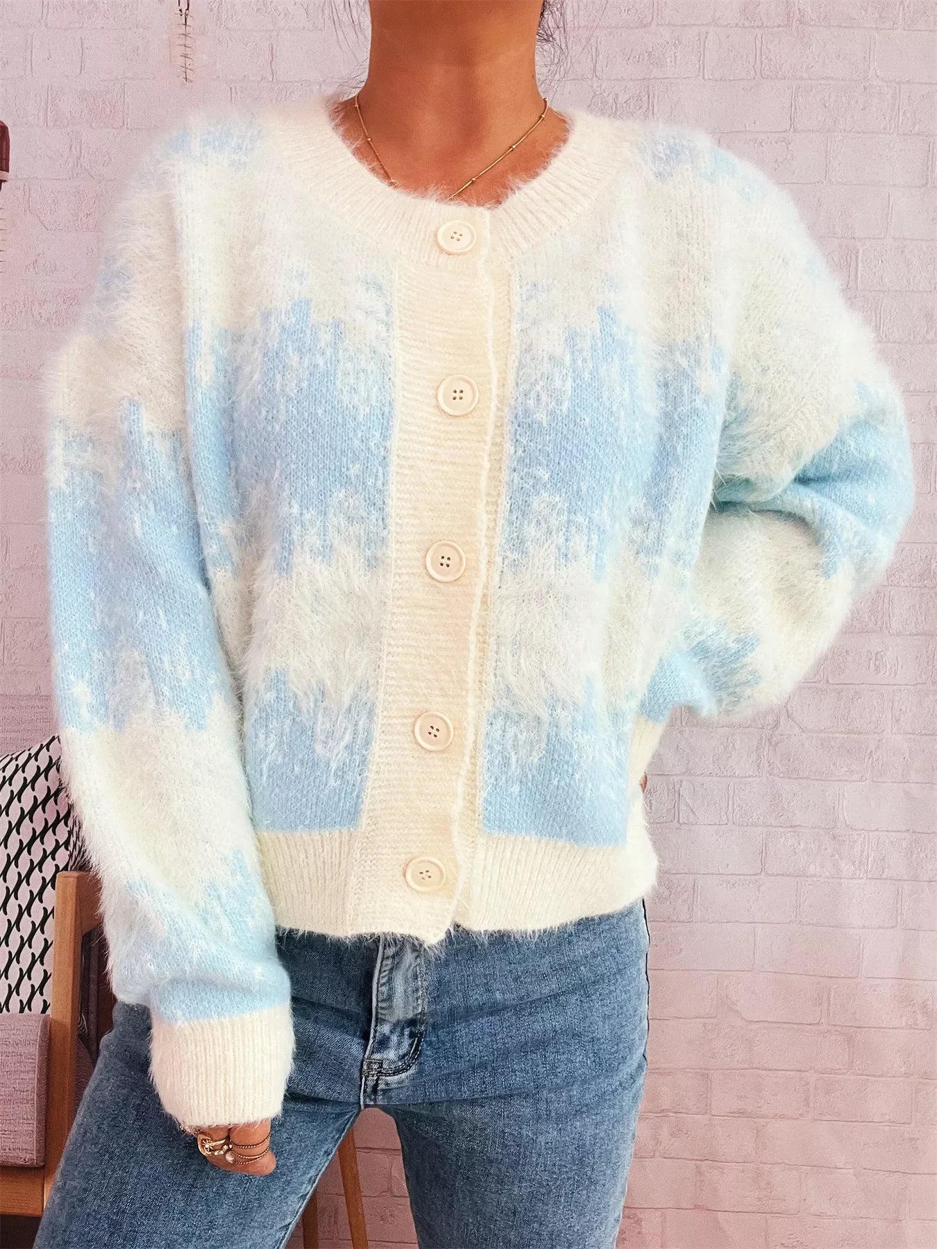 Ribbed Hem Button Up Cardigan With Stretch - Southern Shores Clothing