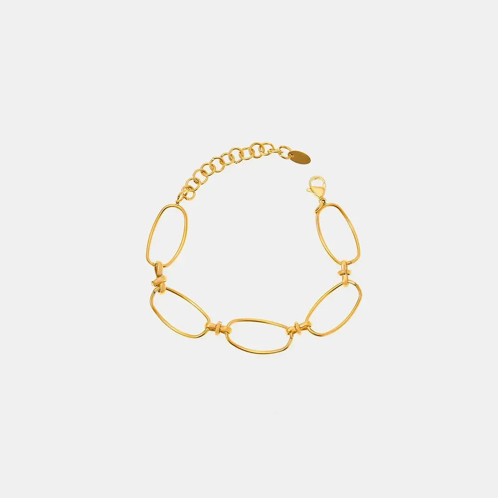 18K Gold-Plated Titanium Steel Chain Bracelet - Southern Shores Clothing