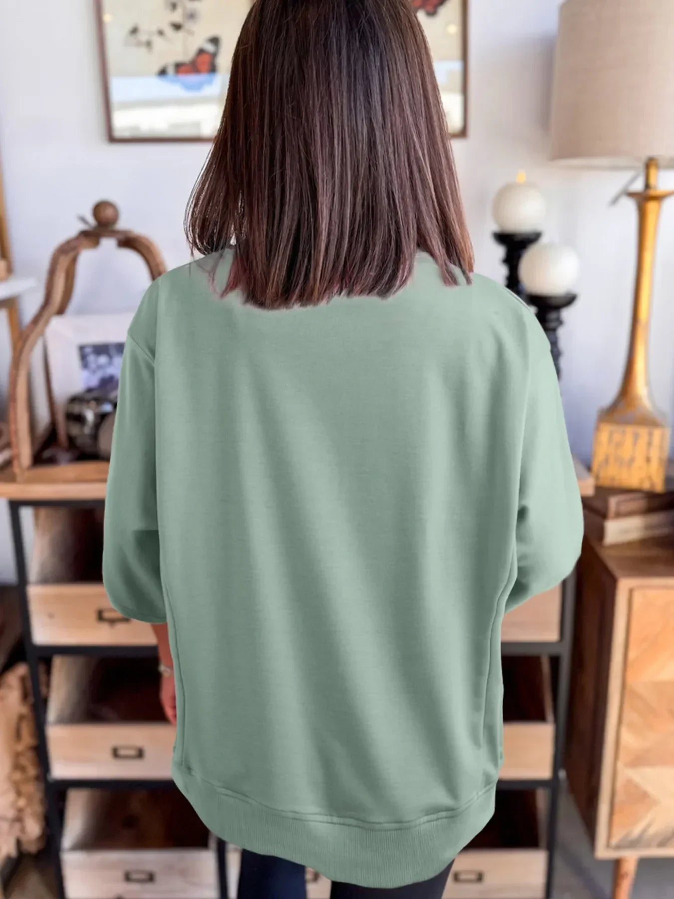 Round Neck Oversized T Shirt for Coastal Comfort - Southern Shores Clothing